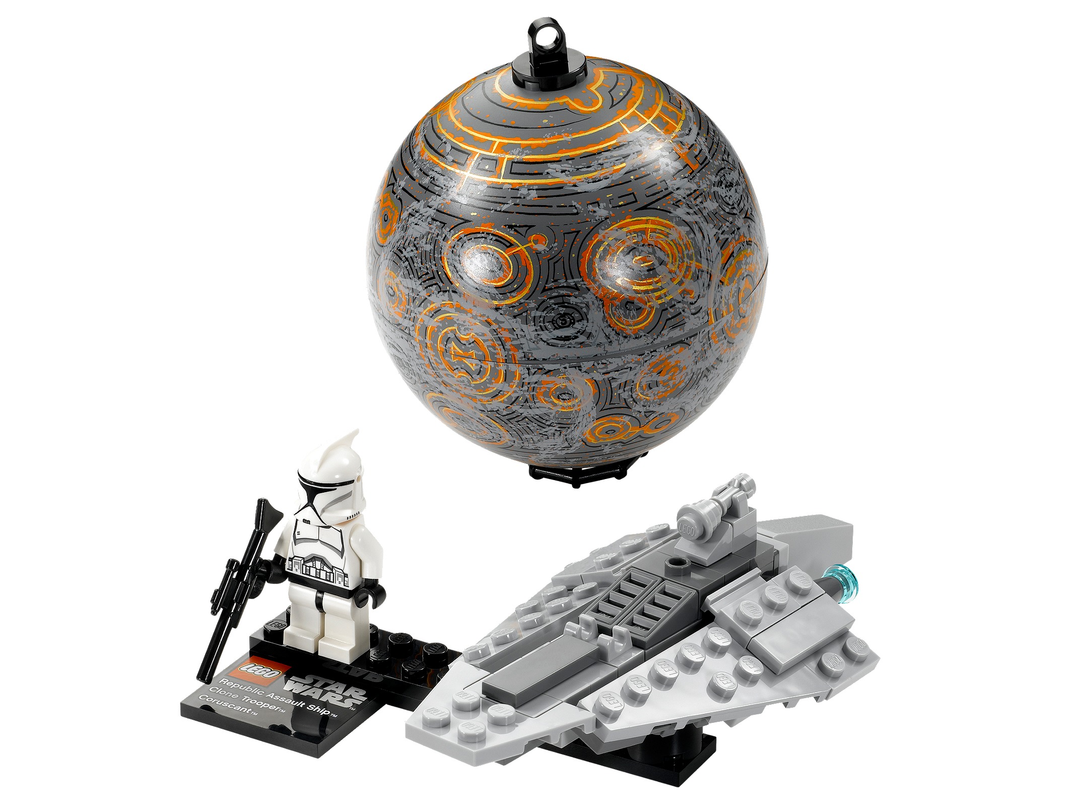 Republic Assault Ship & Planet Coruscant
