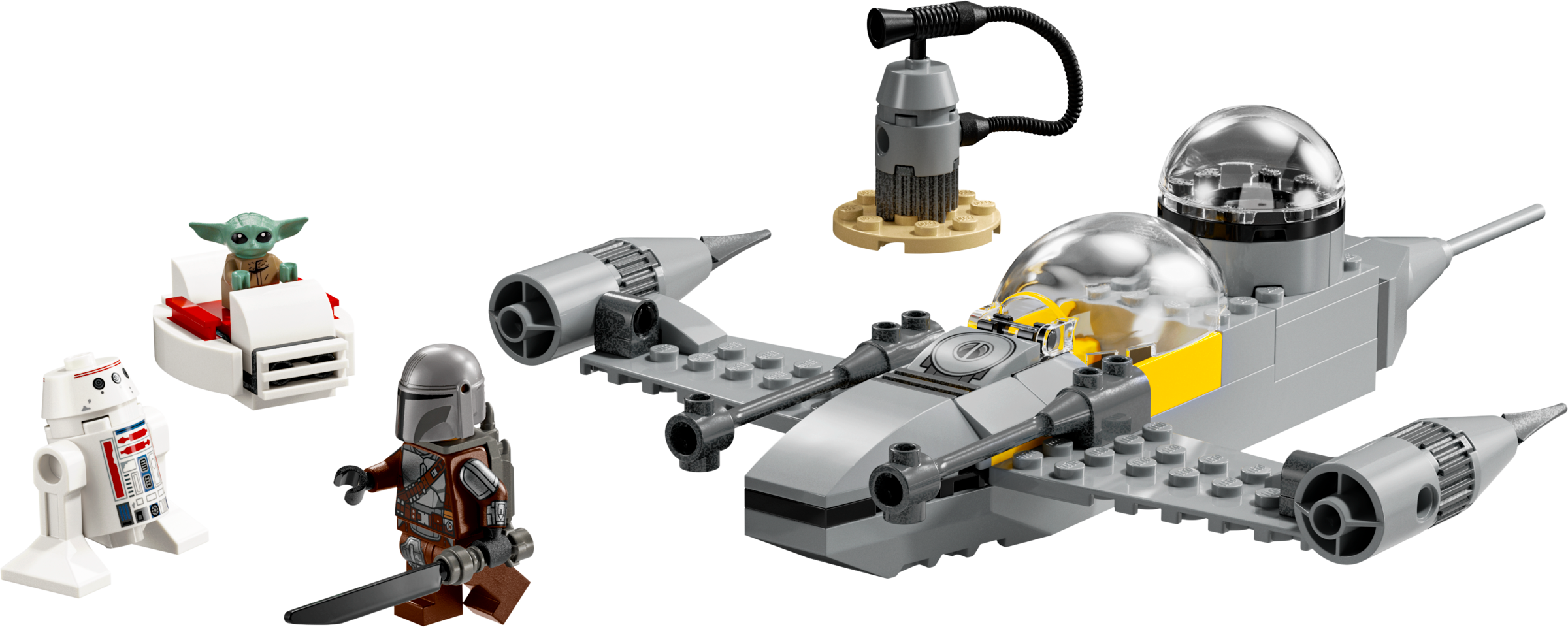 Mando and Grogu's N-1 Starfighter